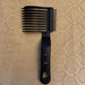 Fade Comb for Hair Cutting Professional Barber Tool for Self-Cut & Fade H Black